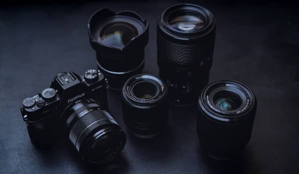 camera gear selection